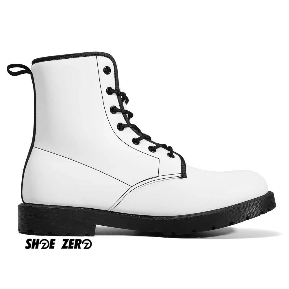 Customizable Leather Boots - Left Inside part of the shoe