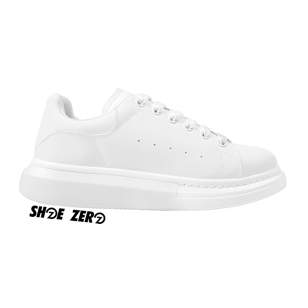 Customizable Leather Oversized Sneakers - Right Outside part of the shoe