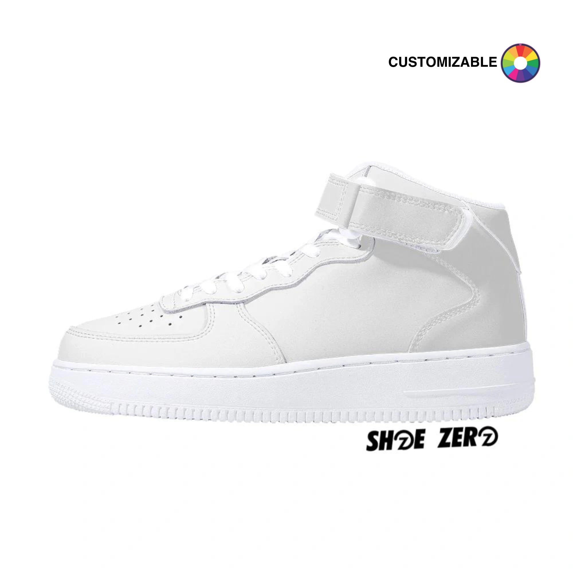 Customizable Vegan Leather Sneakers | Design your own High Top | Shoe Zero