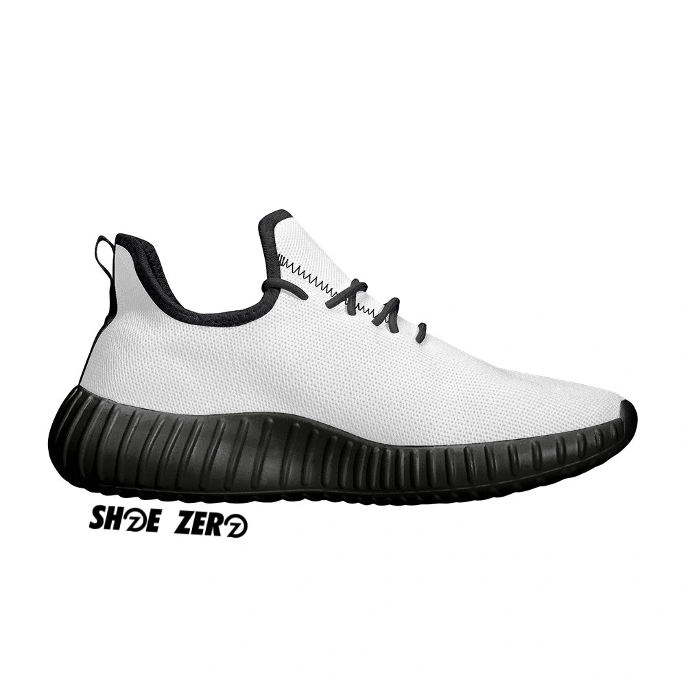 Customizable Mesh Knit Sneakers - Left Inside part of the shoe