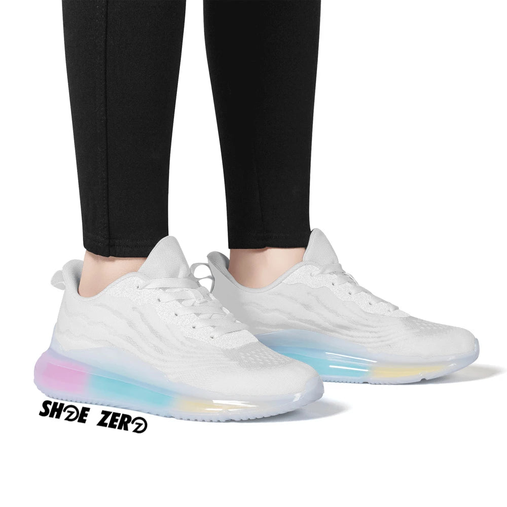 Customizable Rainbow Atmospheric Cushion Running Shoes - Model