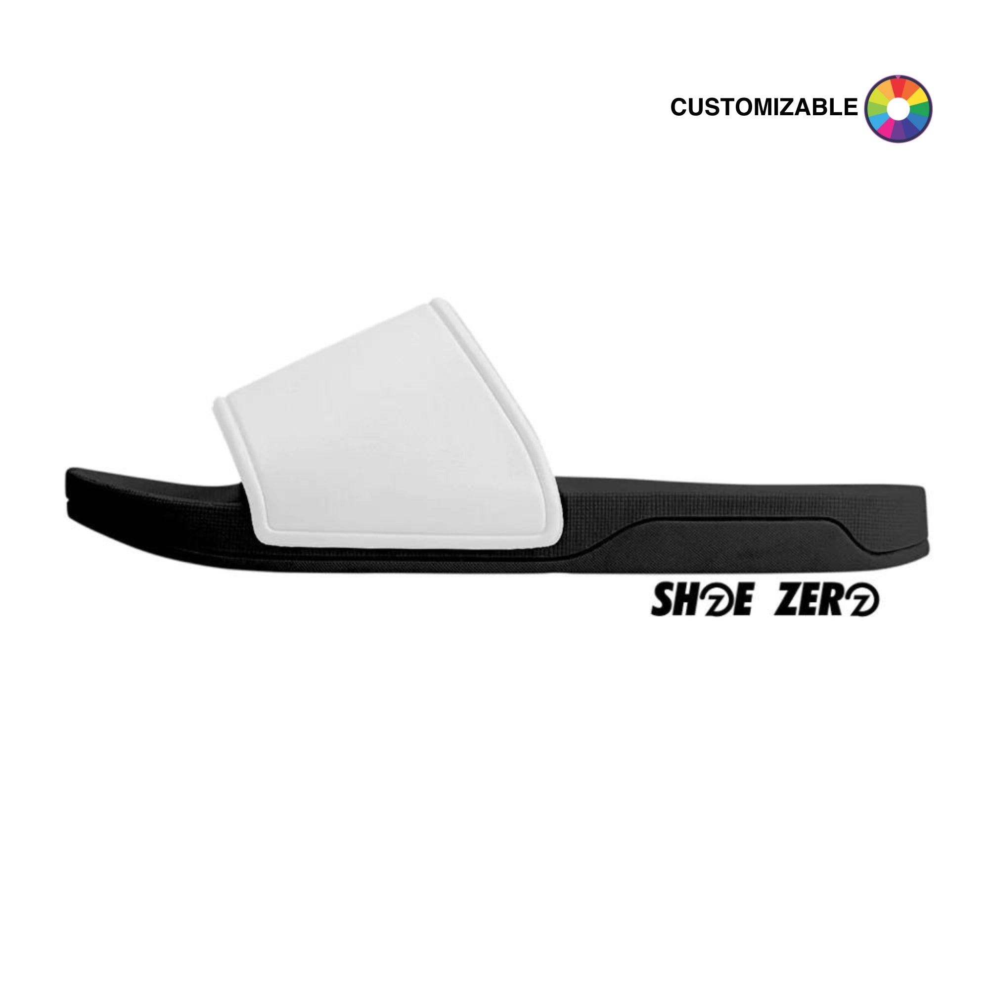 Customizable Slide Sandals (Black)