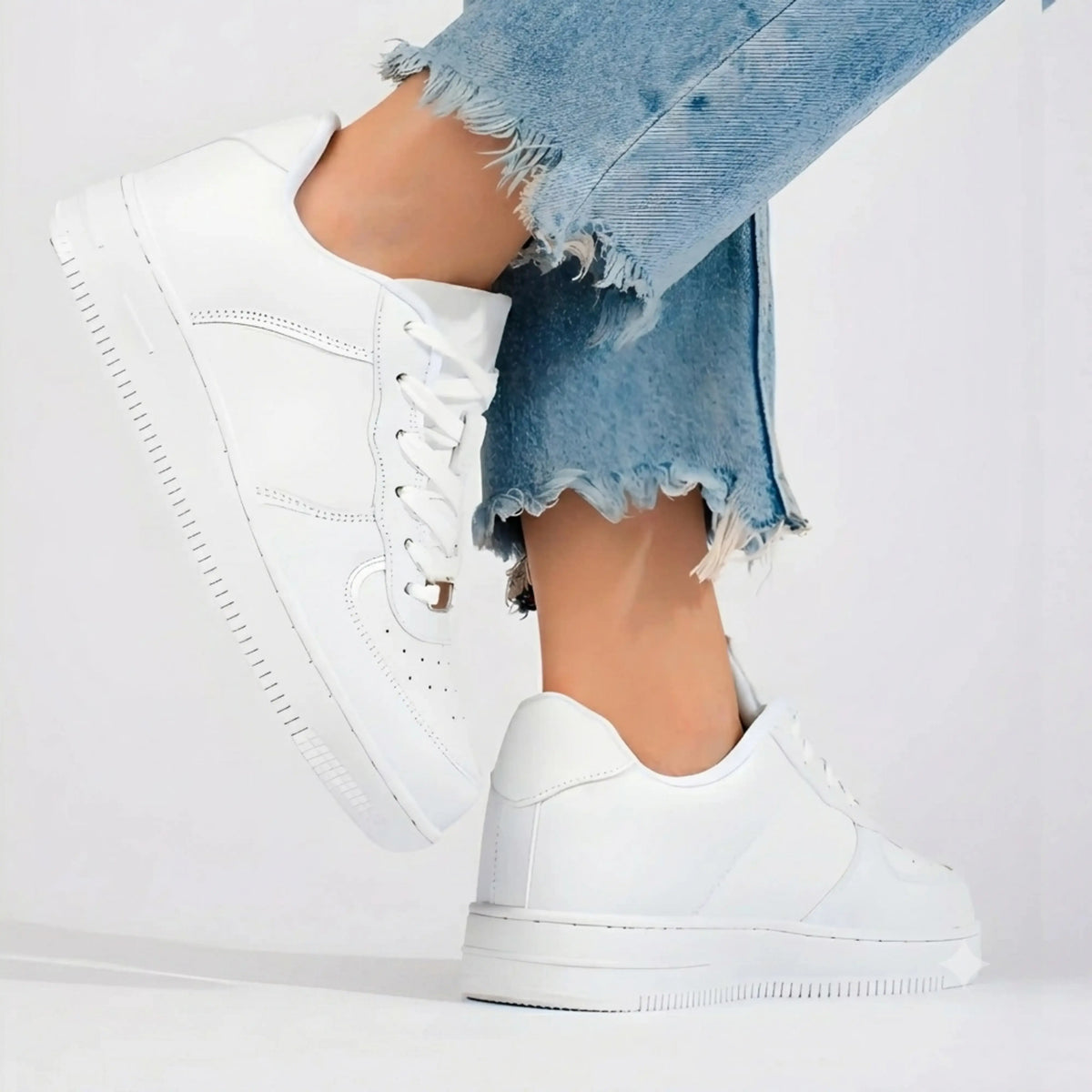 base zero worn with jeans side view