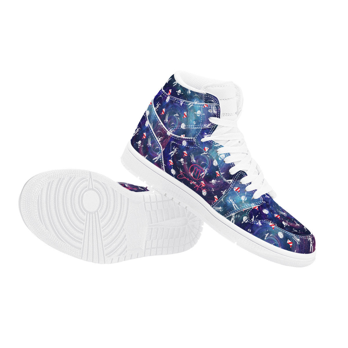 Astronaut Space | High Top Customized | Shoe Zero