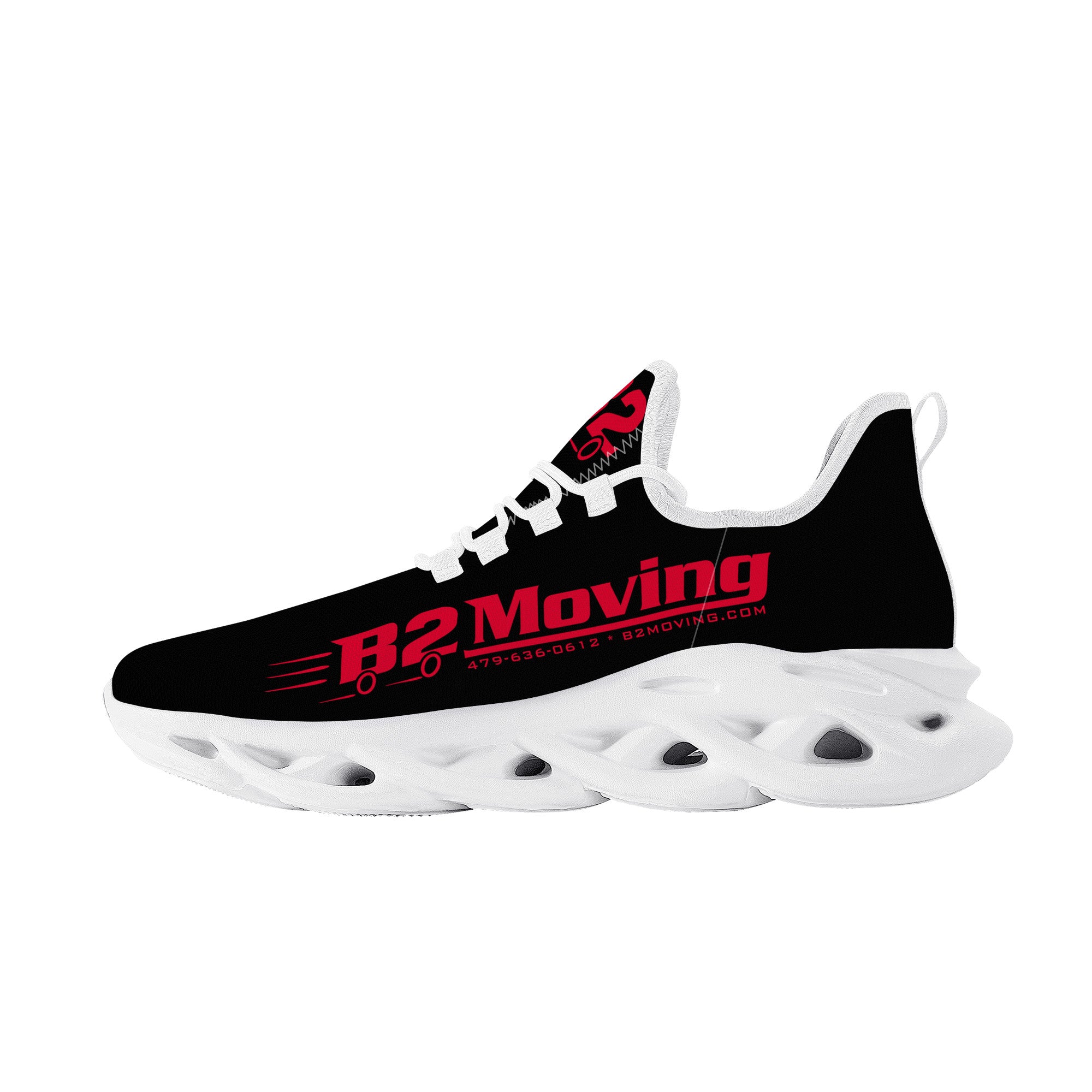 B2 Moving Customized Flex Control Sneaker - White - Shoe Zero