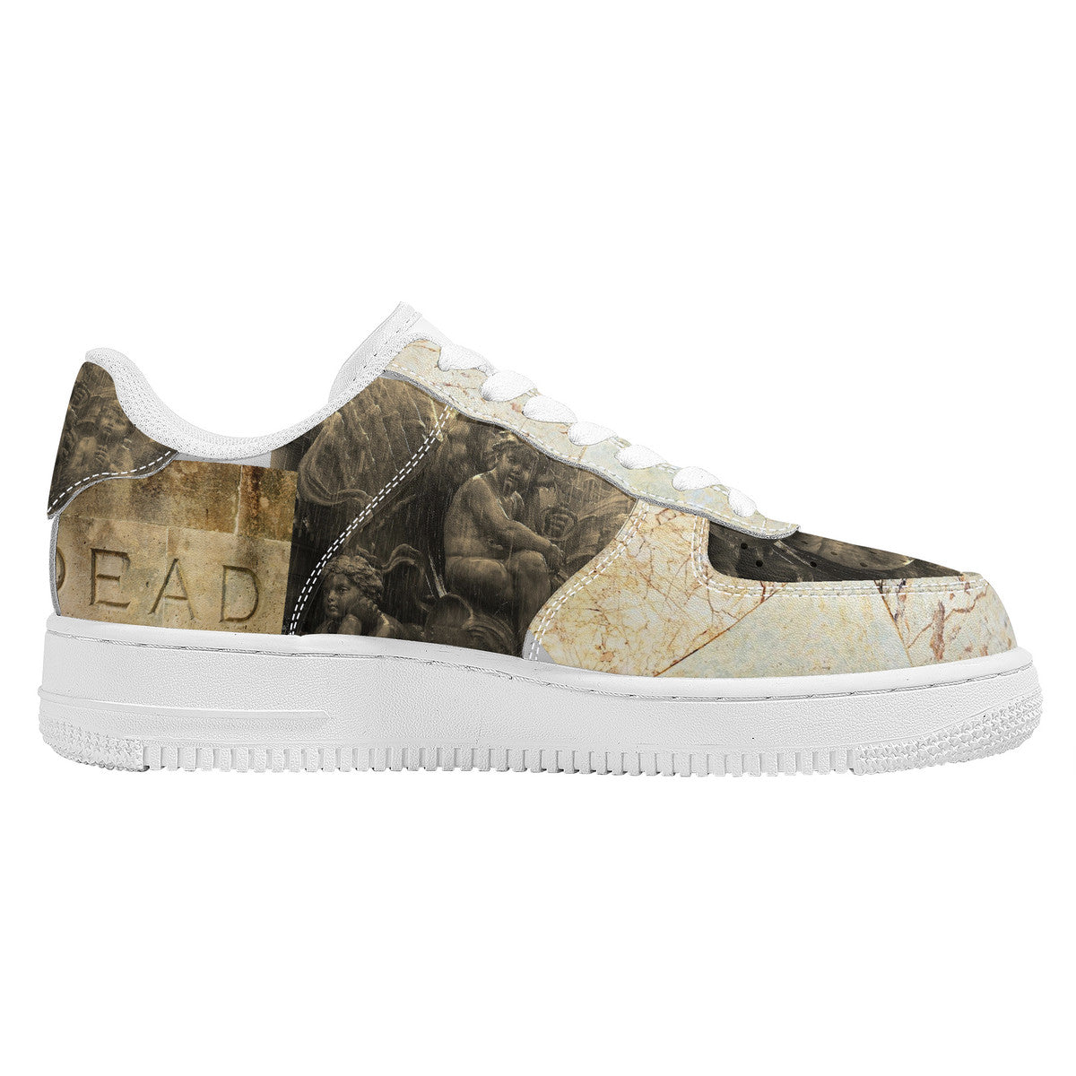 Marble Texture Low Tops | Custom Branded Shoes | Shoe Zero