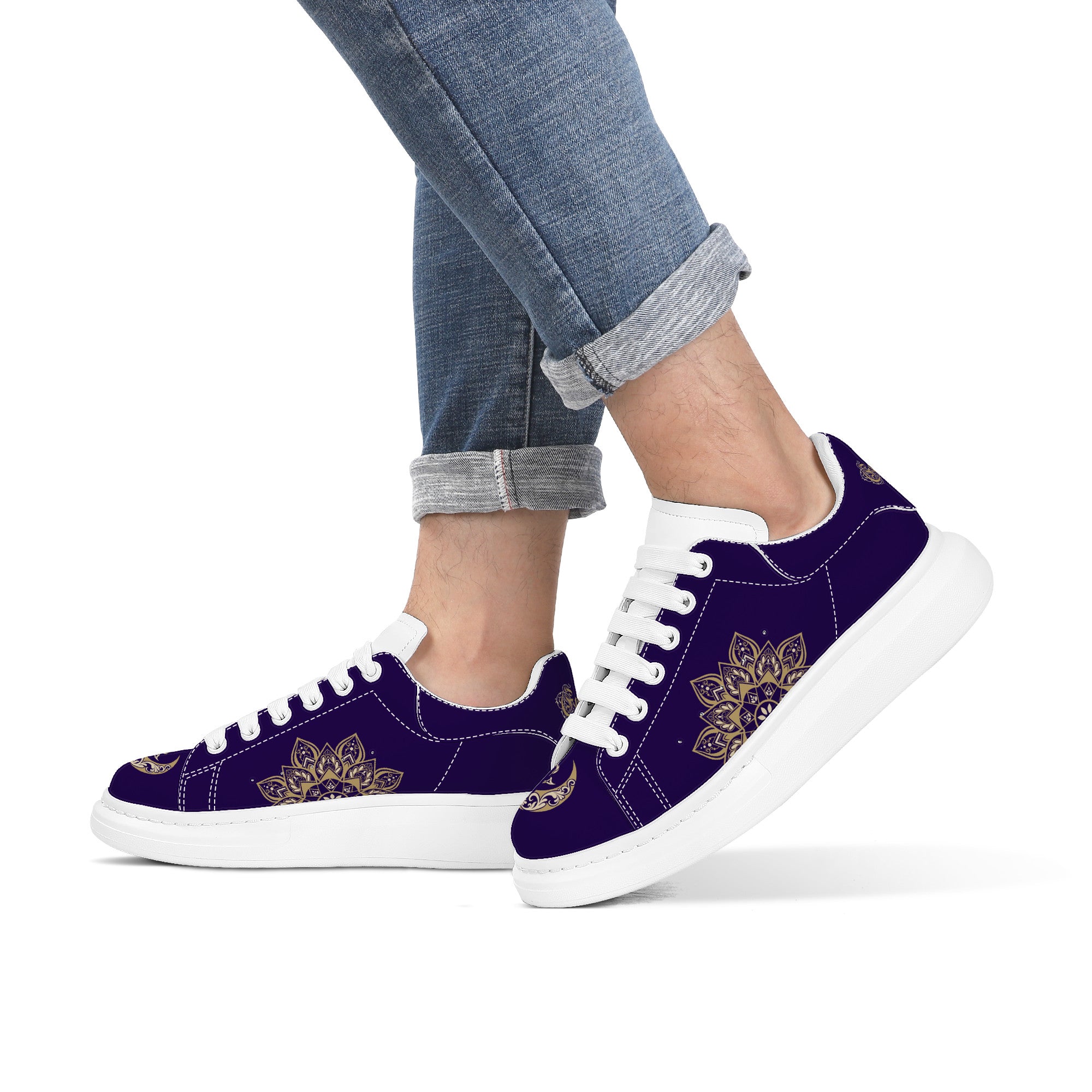 Llayda W Customized Low Top Shoes - White - Shoe Zero