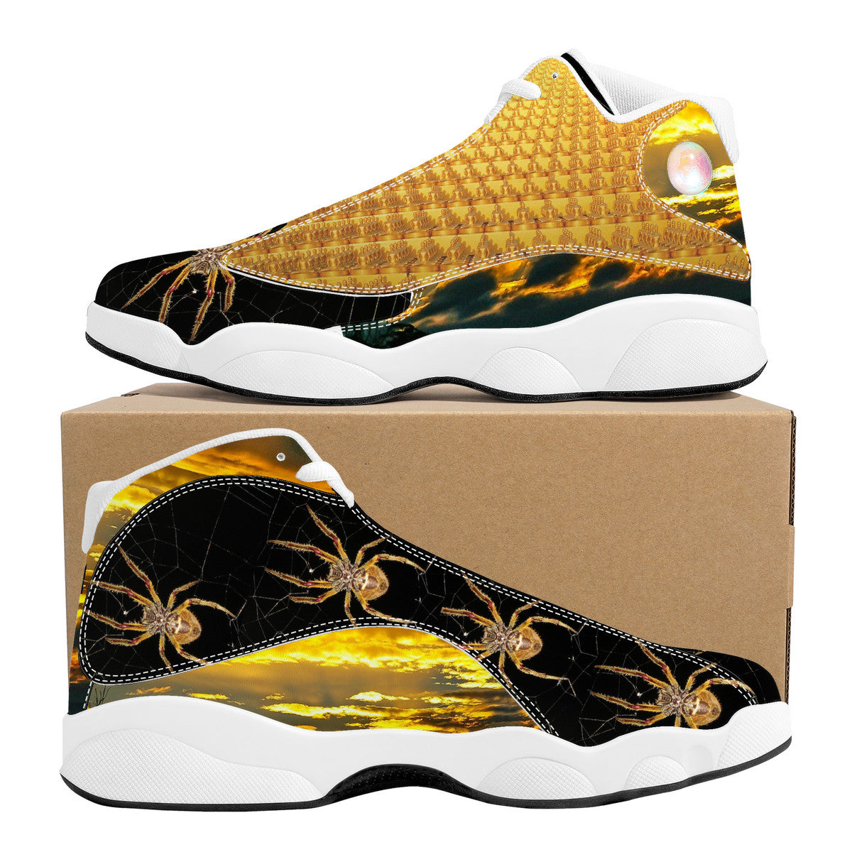 Sunset Gold | Custom High Tops | Shoe Zero