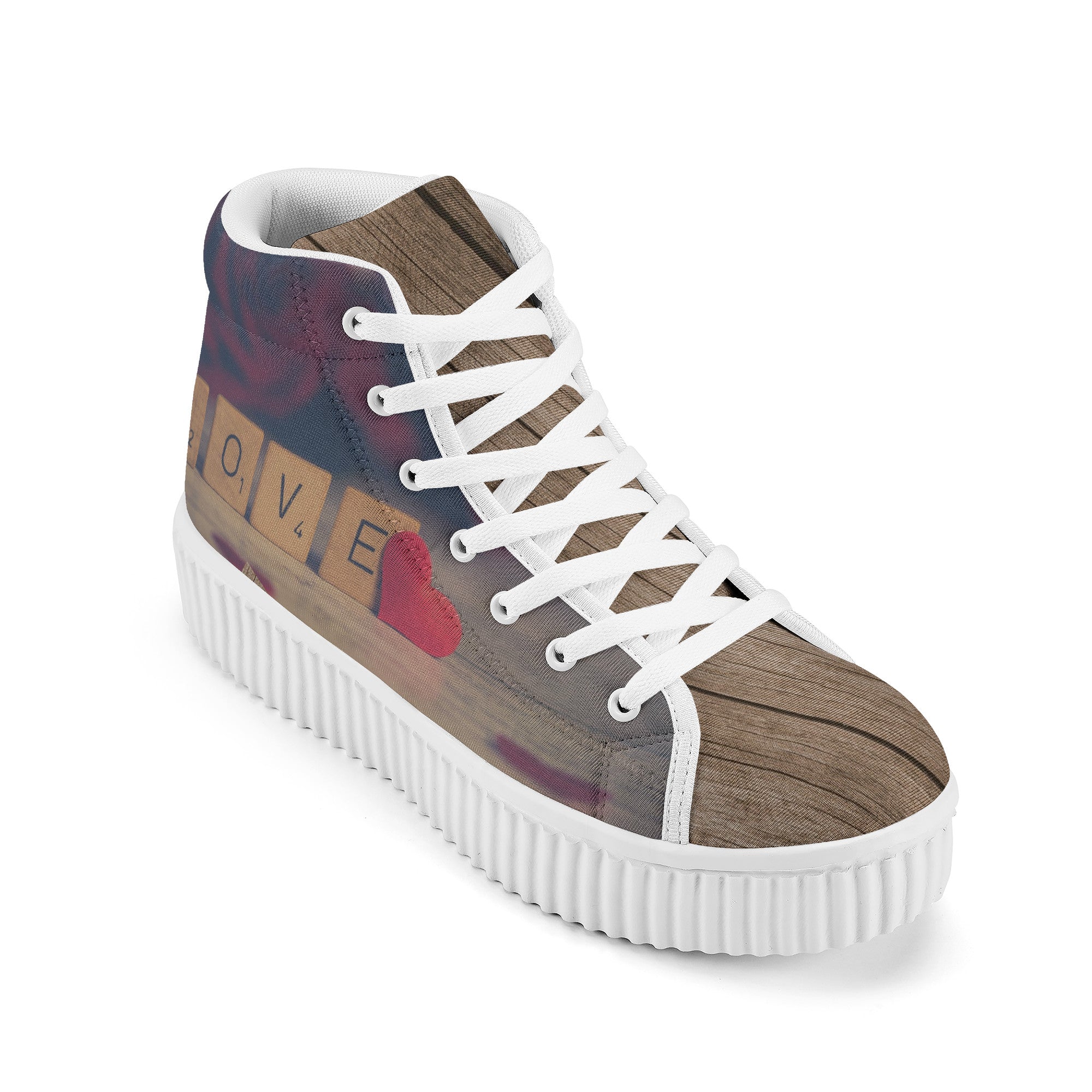 Love Script High Tops | Custom Branded Shoes | Shoe Zero