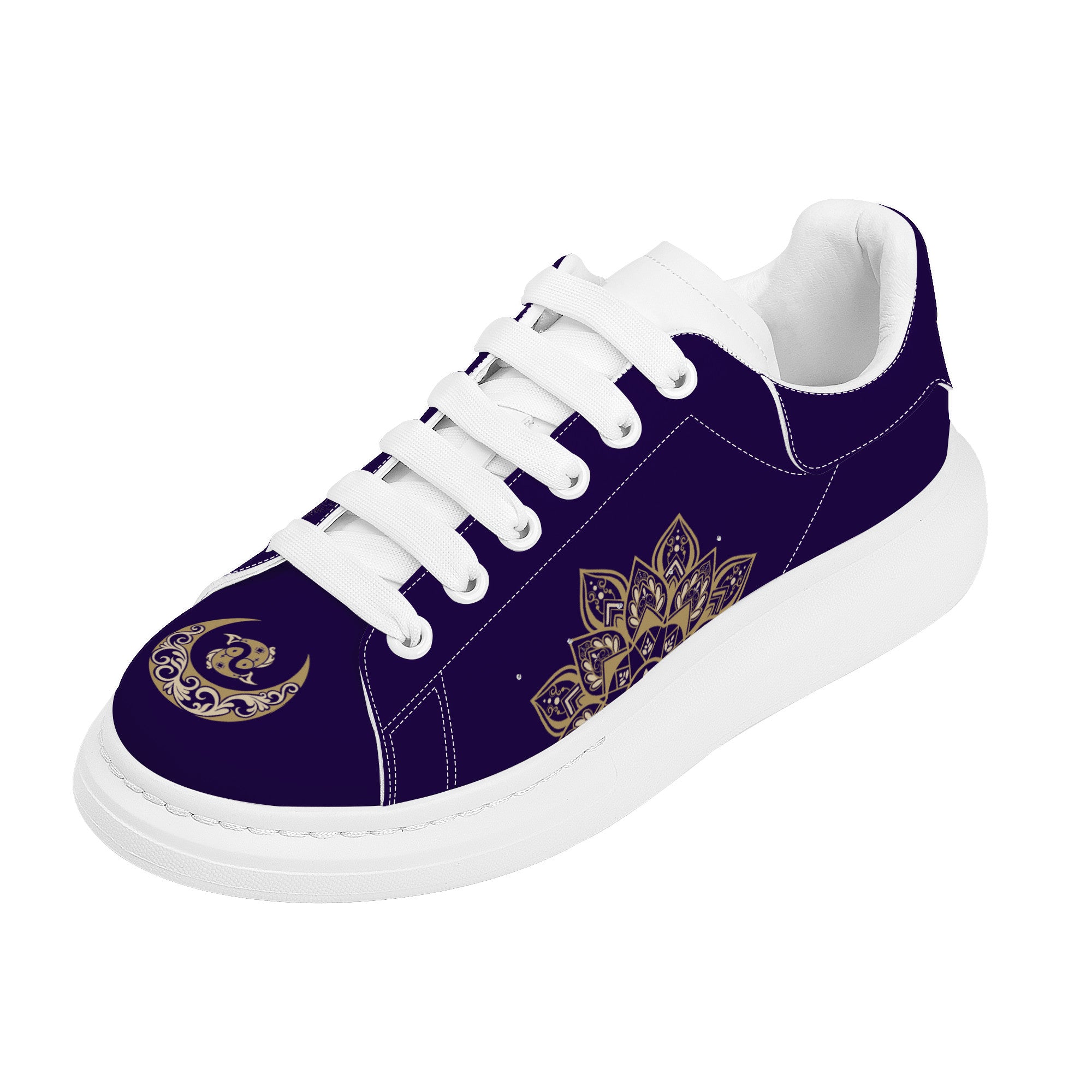 Llayda W Customized Low Top Shoes - White - Shoe Zero