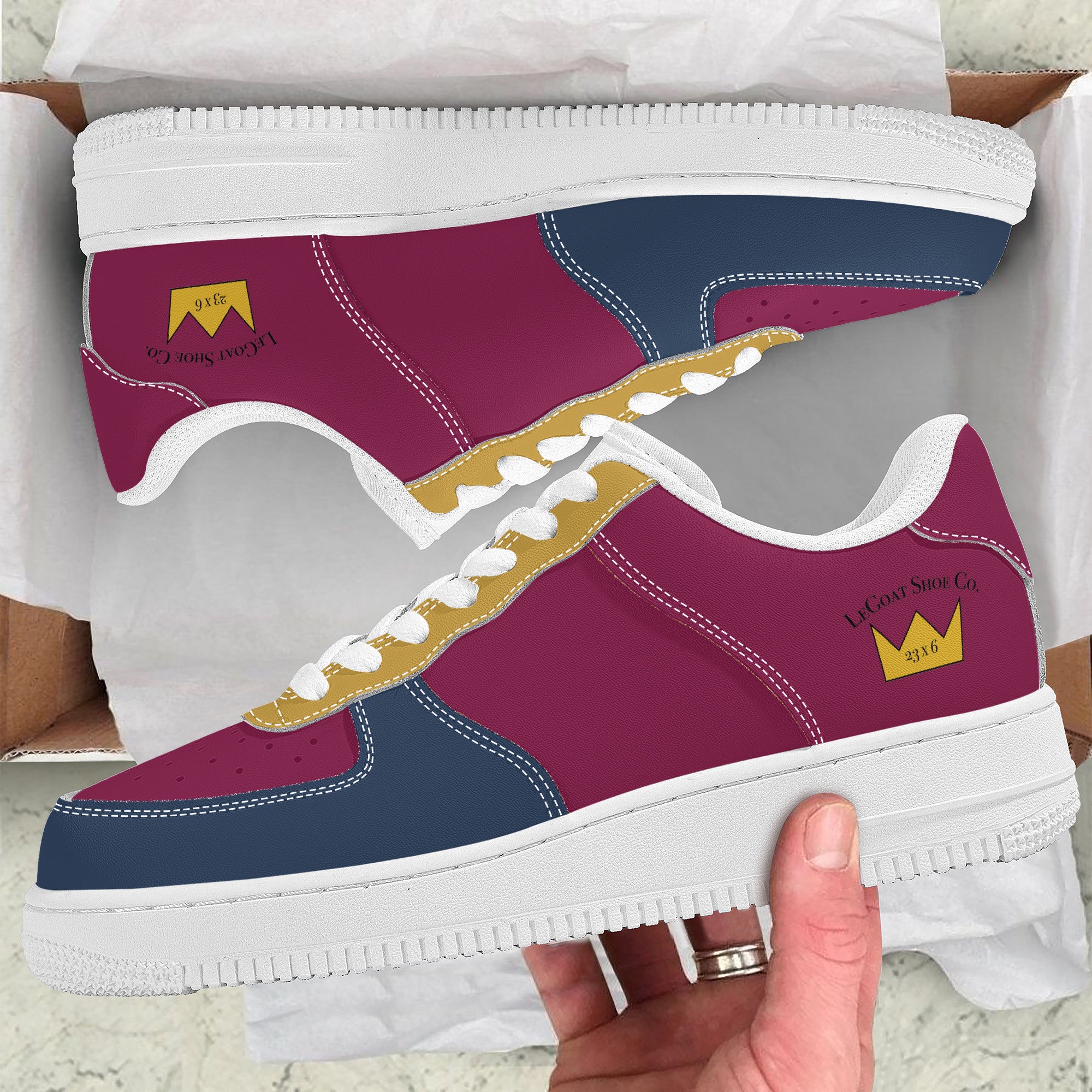 LeGoat shoes by Parker N | Customized Low Tops | Shoe Zero