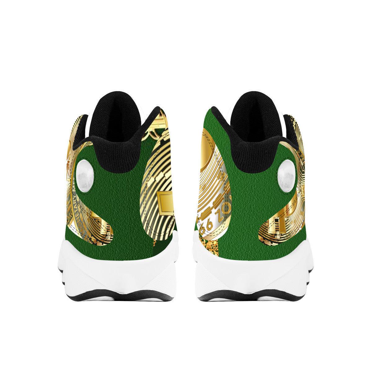 Bitcoin Drip | Custom High Tops | Shoe Zero