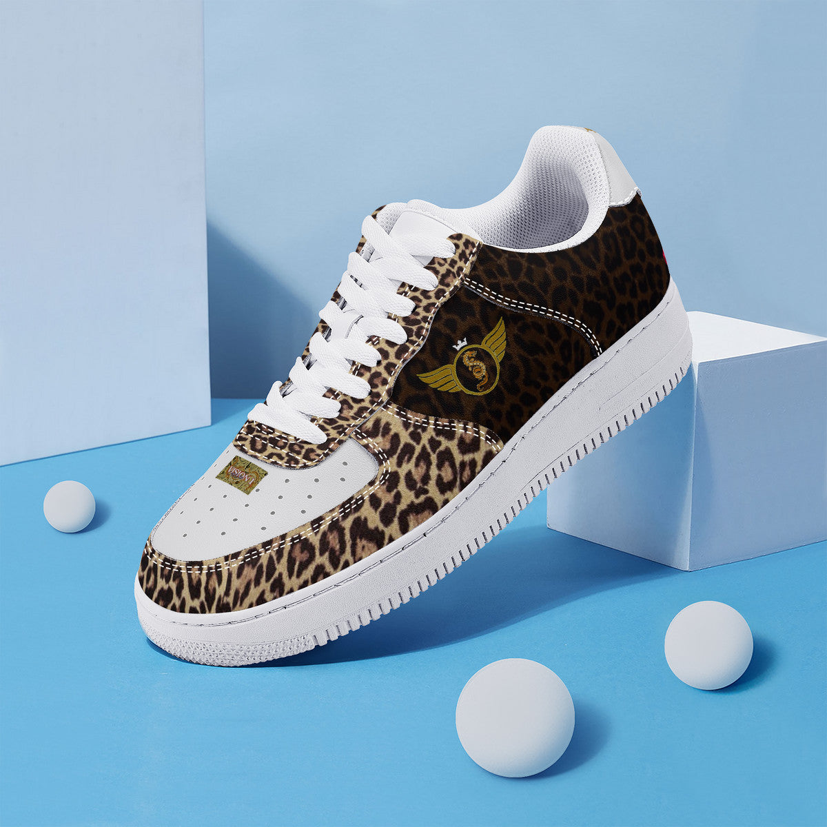 Majestic Cheetah and Black Print | High Top Customized | Shoe Zero
