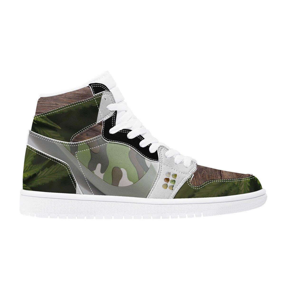 Forest Camo High Tops | Custom Branded Shoes | Shoe Zero