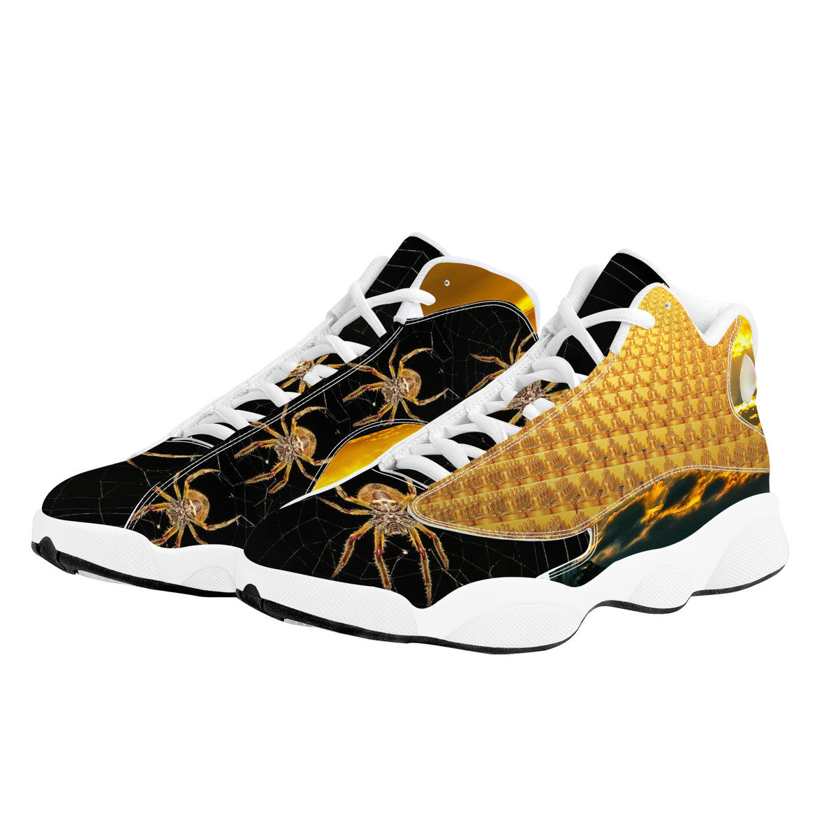 Sunset Gold | Custom High Tops | Shoe Zero