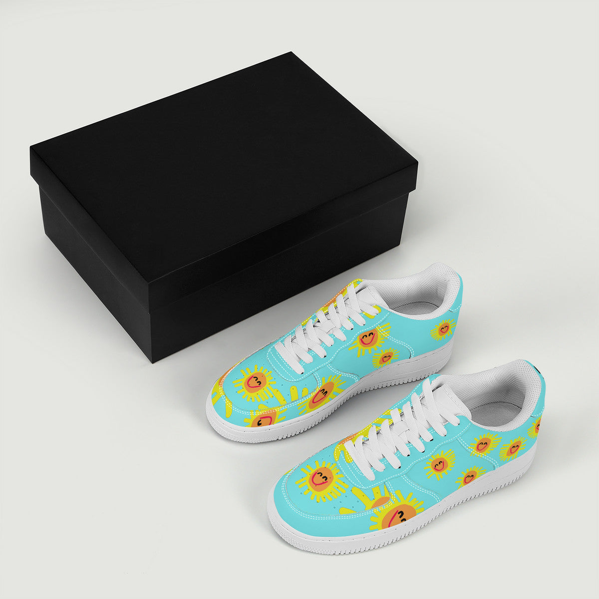 Happy Sunshine Customized Low Top Unisex Sneaker - Shoe Zero