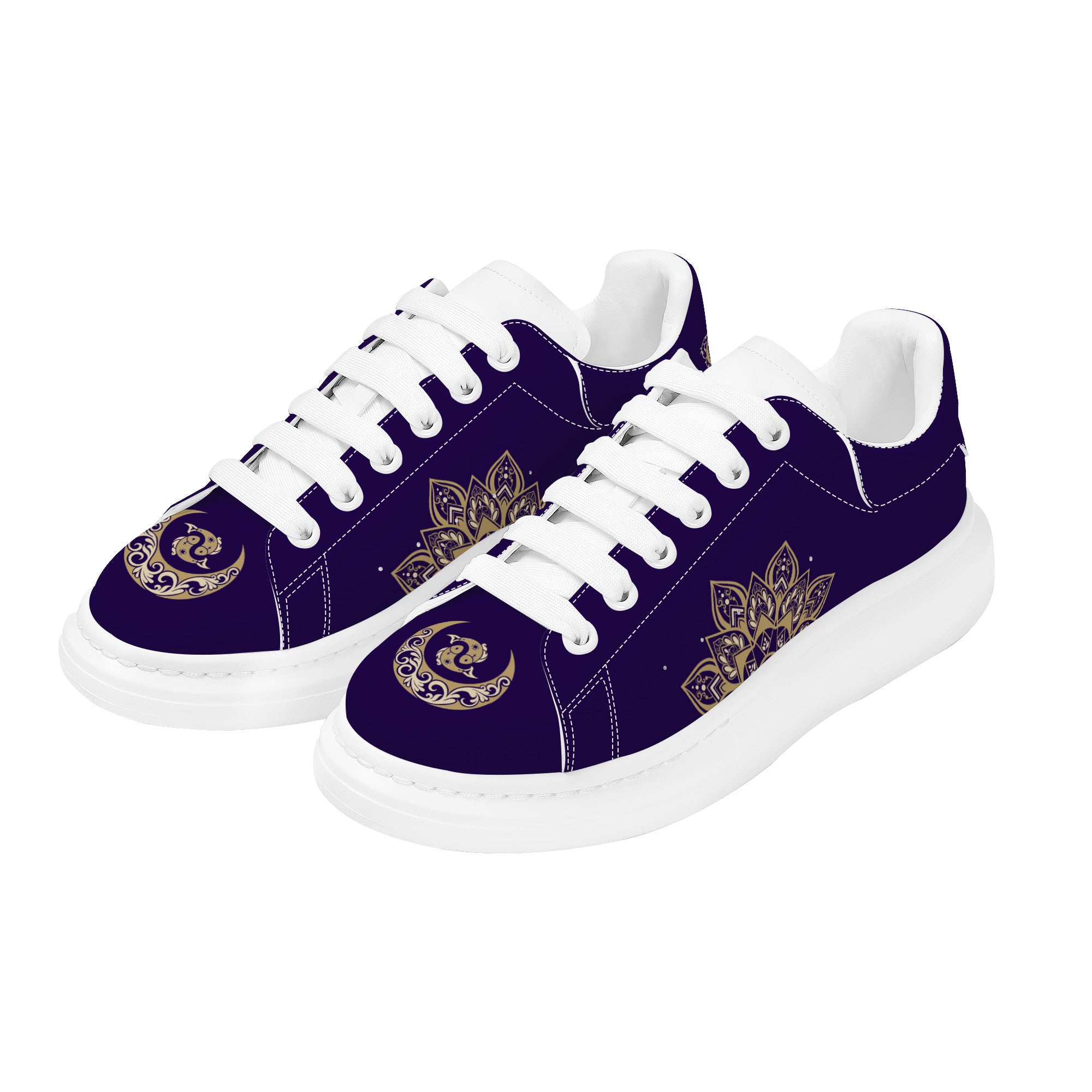 Llayda W Customized Low Top Shoes - White - Shoe Zero