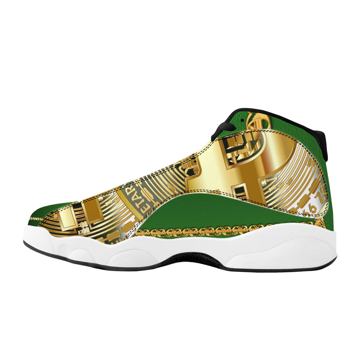 Bitcoin Drip | Custom High Tops | Shoe Zero
