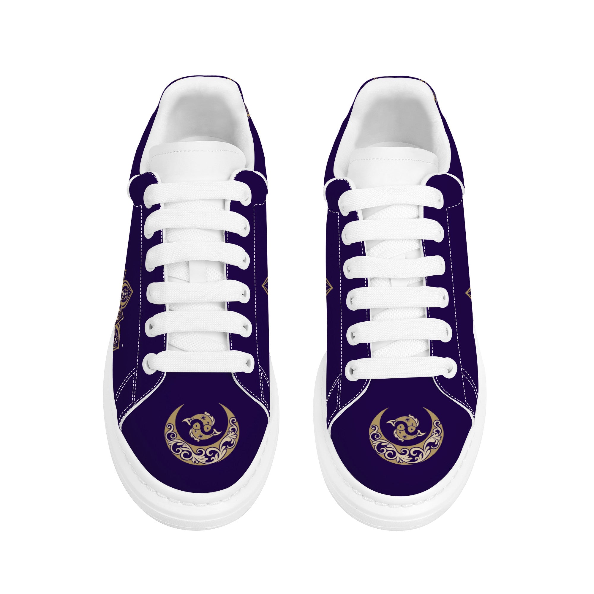 Llayda W Customized Low Top Shoes - White - Shoe Zero