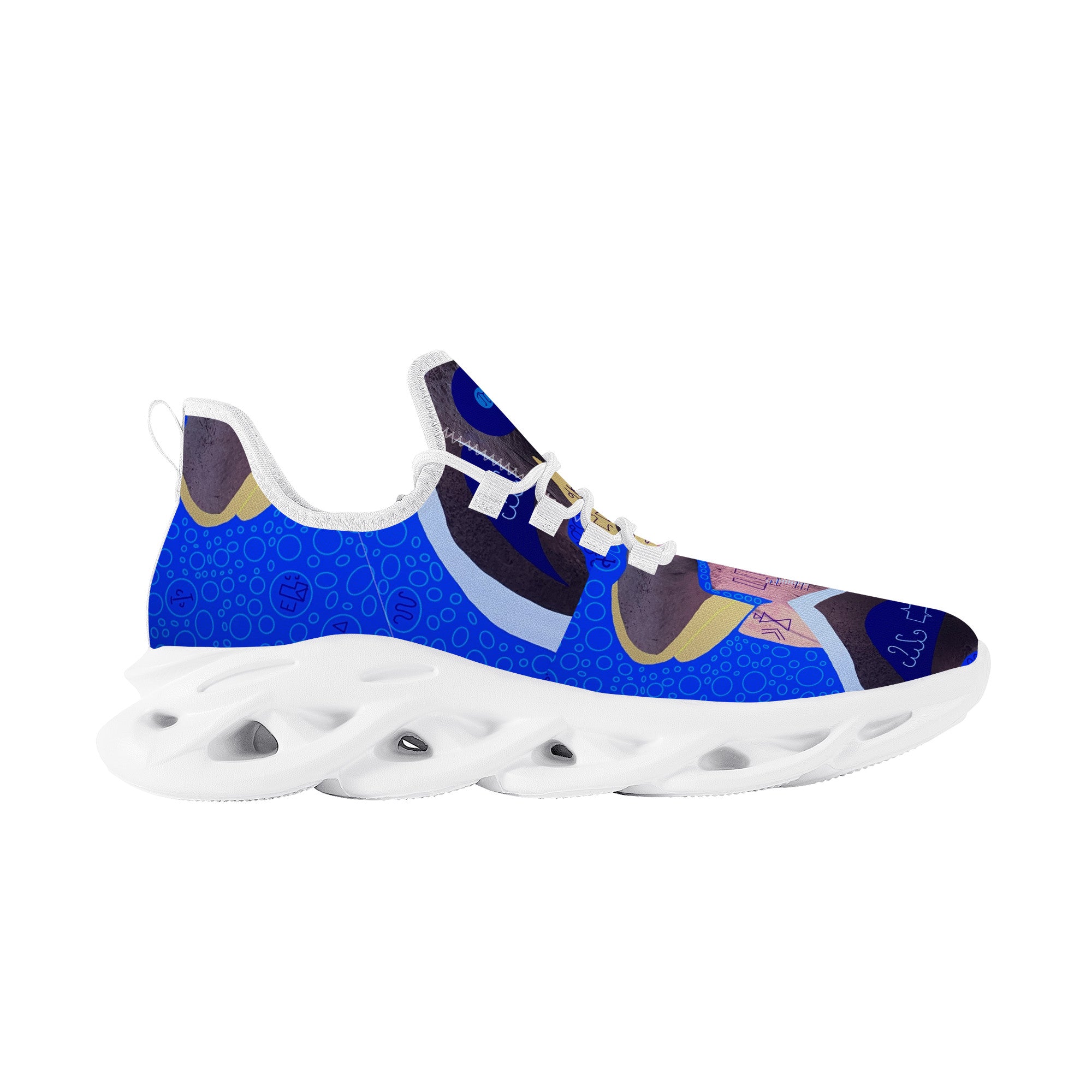 Colourful Sneaker- forever in peace whale | CustomizedFlex Sneaker by Sylliboy - Shoe Zero