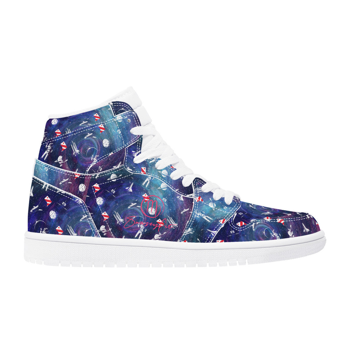 Astronaut Space | High Top Customized | Shoe Zero