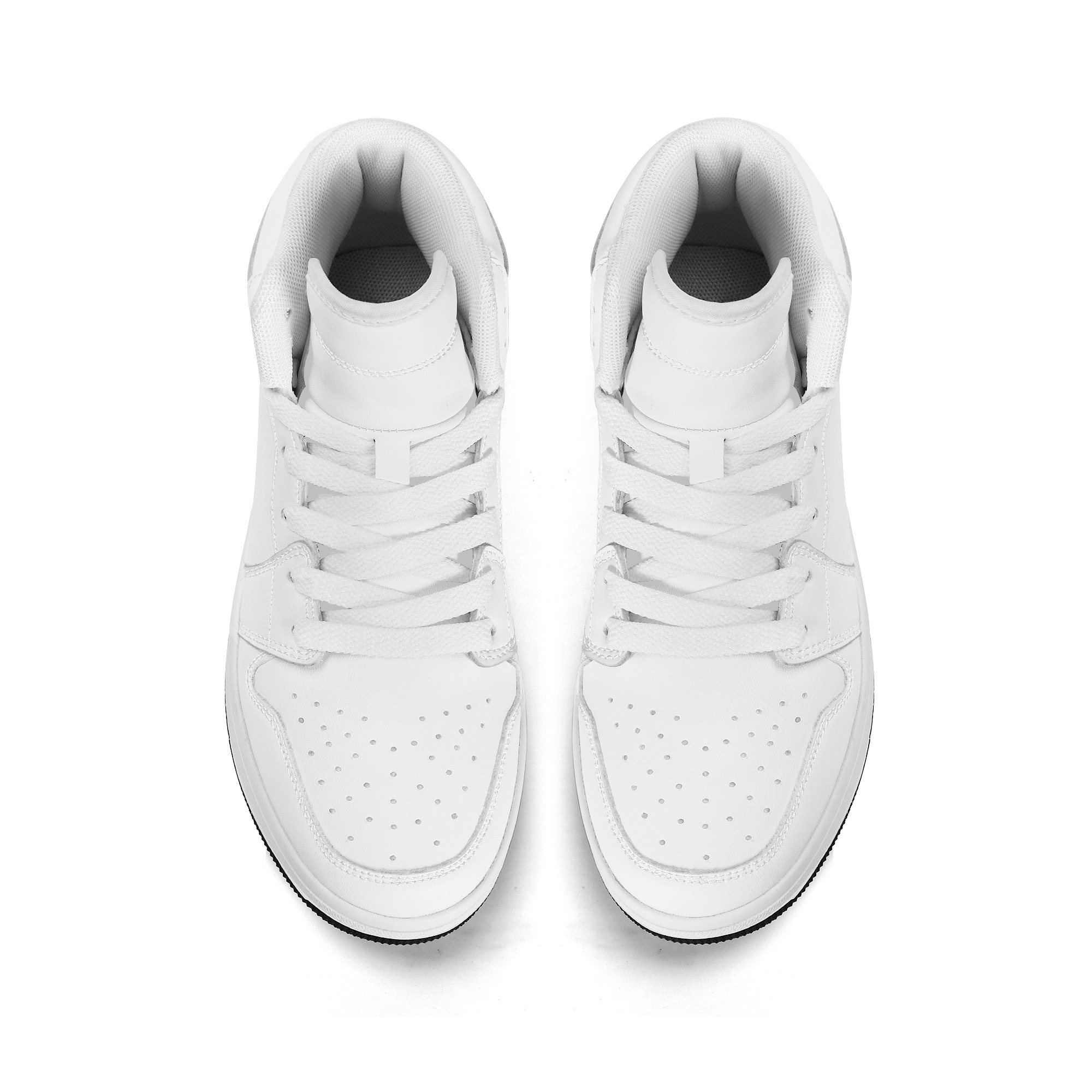 Kids Customizable High Top Vegan Leather Sneakers