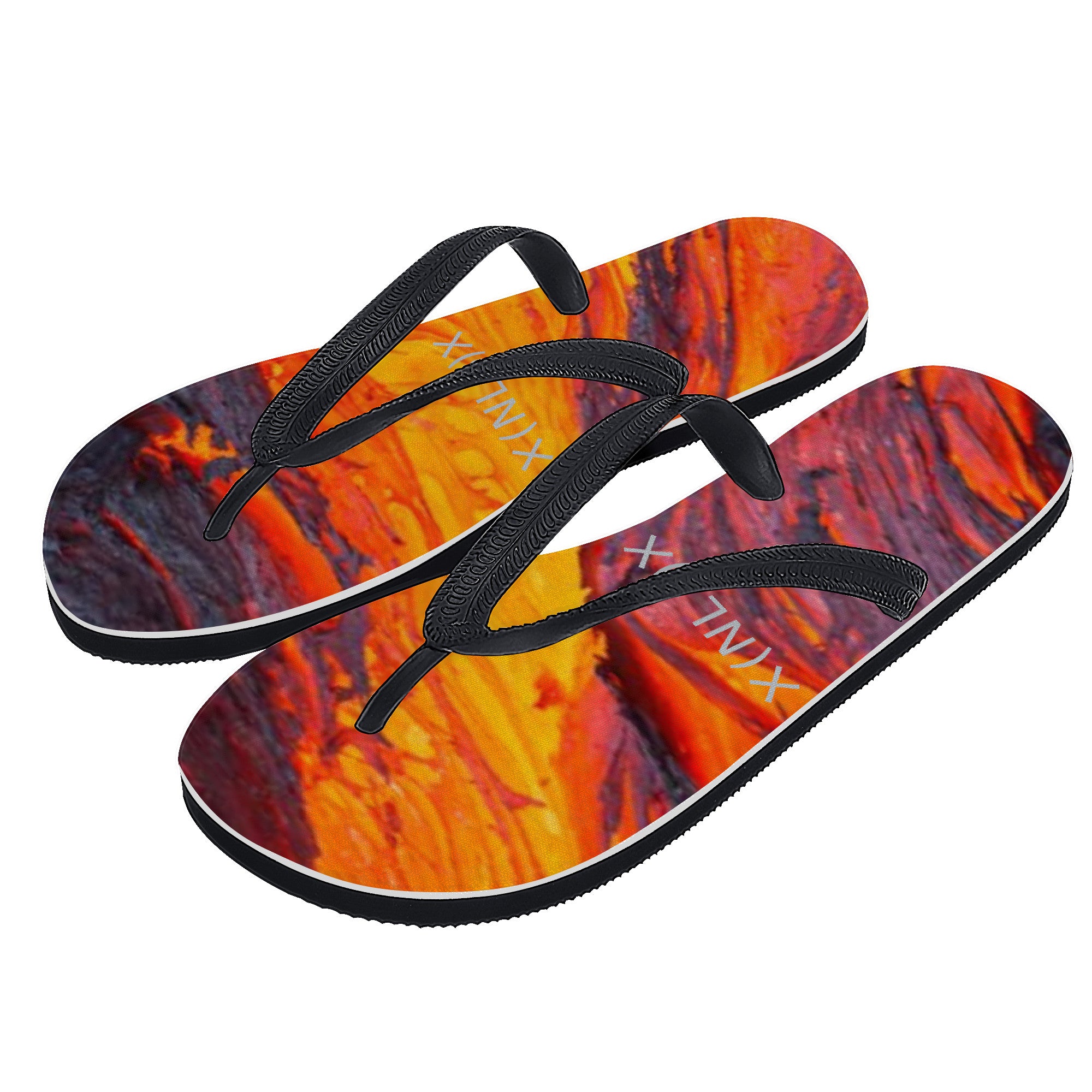 Blak Cat Flip Flops | Sandals Customized | Shoe Zero
