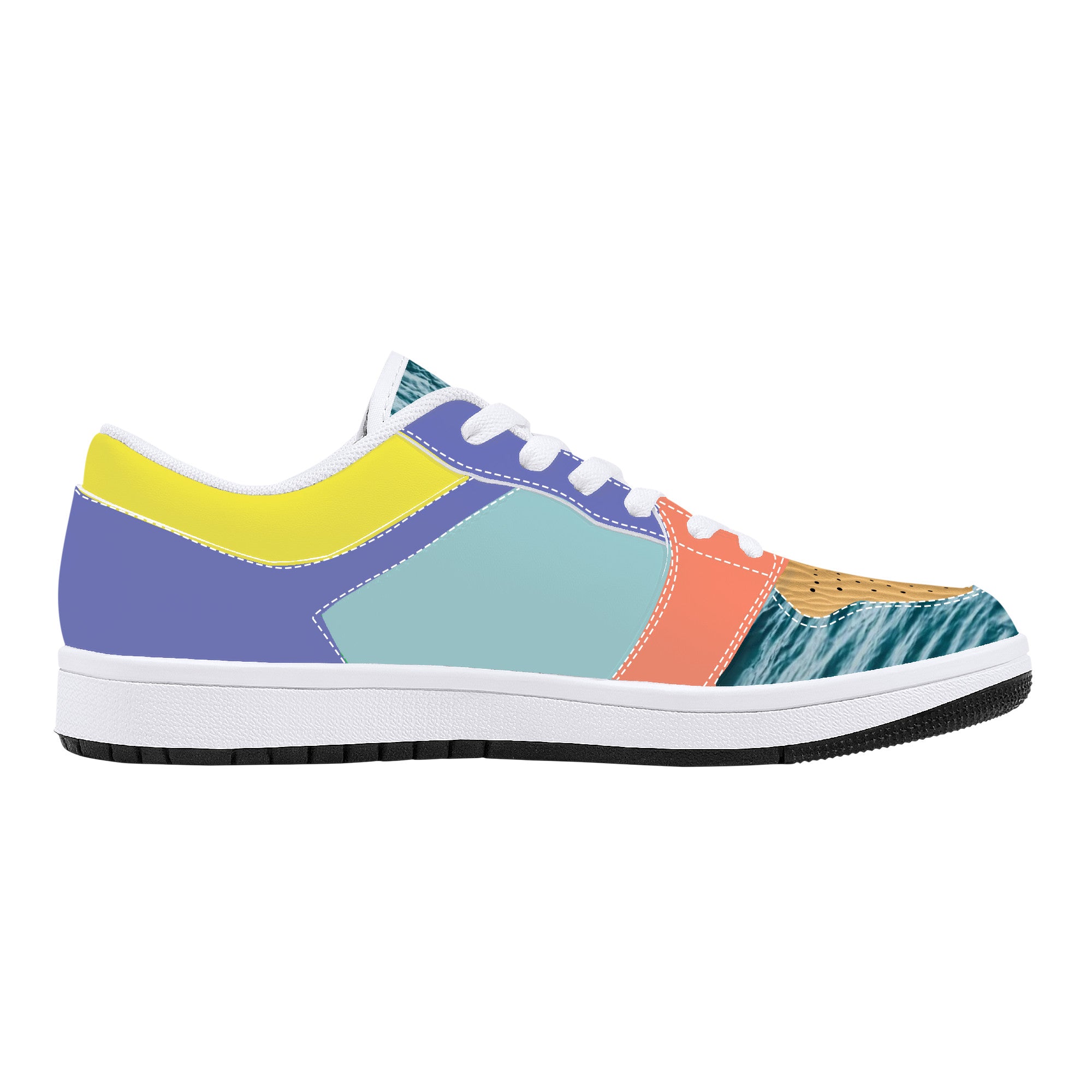 Cole R Customized Low-Top Sneakers - White - Shoe Zero