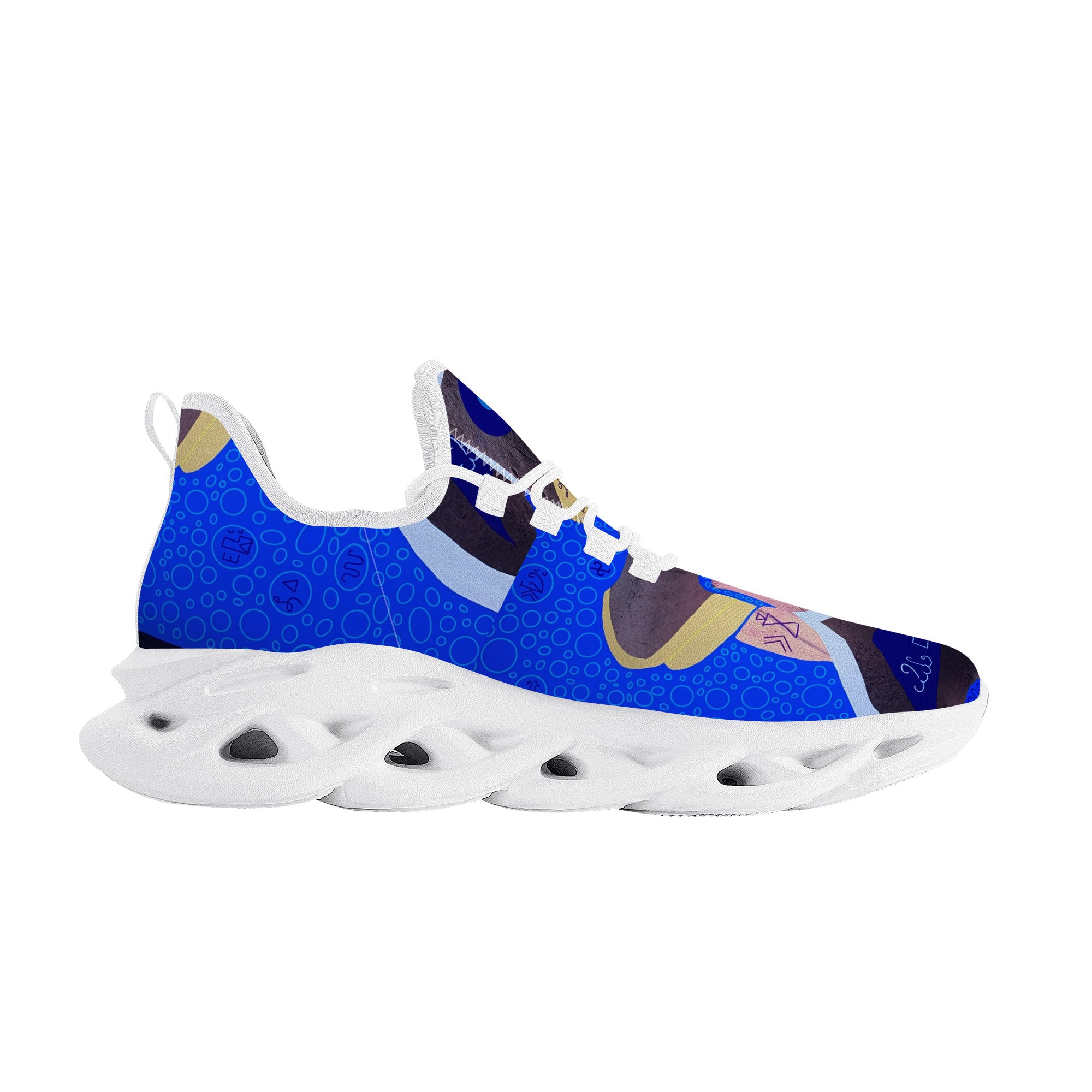 Colourful Sneaker- forever in peace whale | CustomizedFlex Sneaker by Sylliboy - Shoe Zero