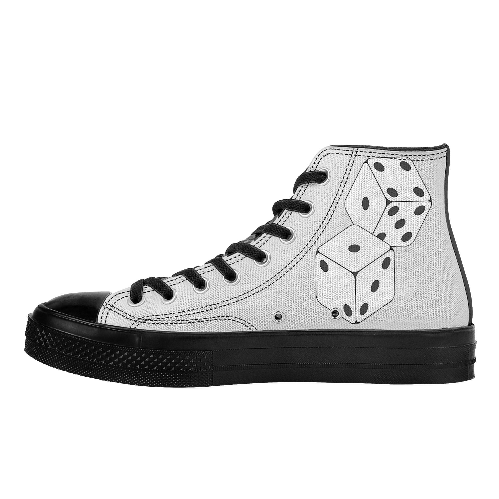 Double Dice Canvas High Tops | Custom Branded Shoes | Shoe Zero