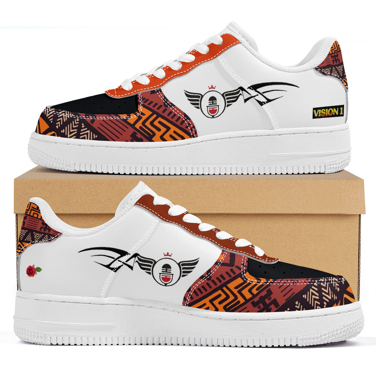 Gold Series Women Tribute Custom shoe - White Sneaker - Shoe Zero