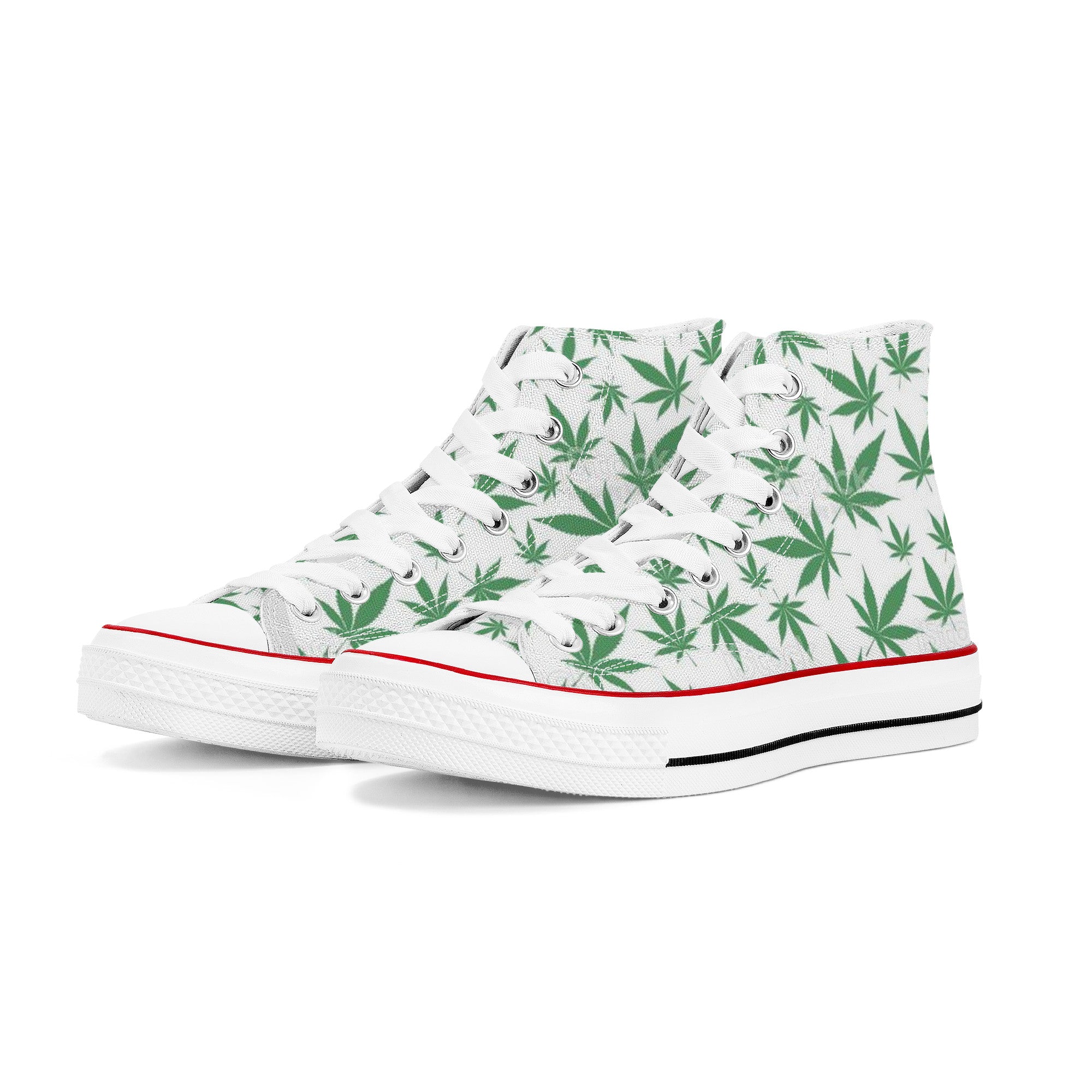 Custom Weed Shoes | High Top Customized | Shoe Zero