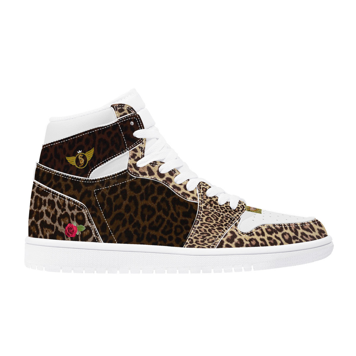 Majestic Black and Gold Print | High Top Customized | Shoe Zero