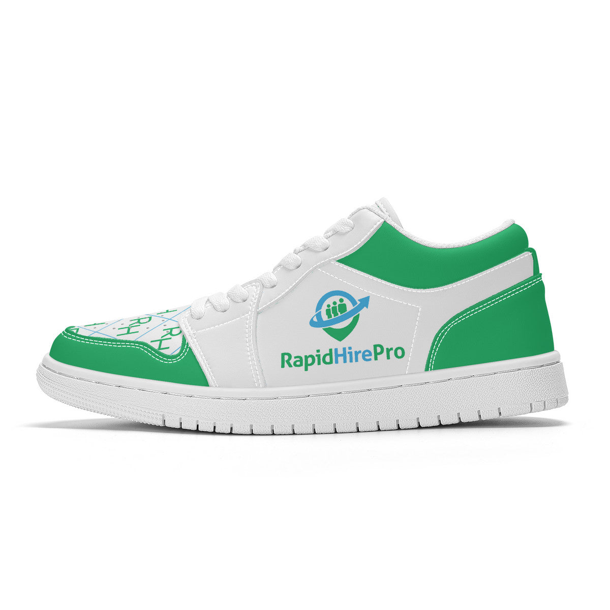 Rapid Hire Pro | Custom Business Shoe - Green and Blue - Shoe Zero