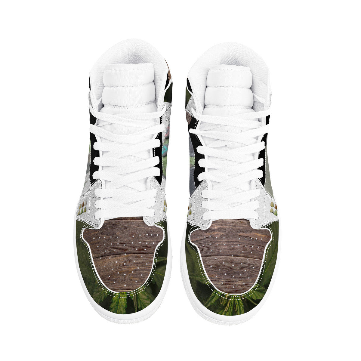 Forest Camo High Tops | Custom Branded Shoes | Shoe Zero