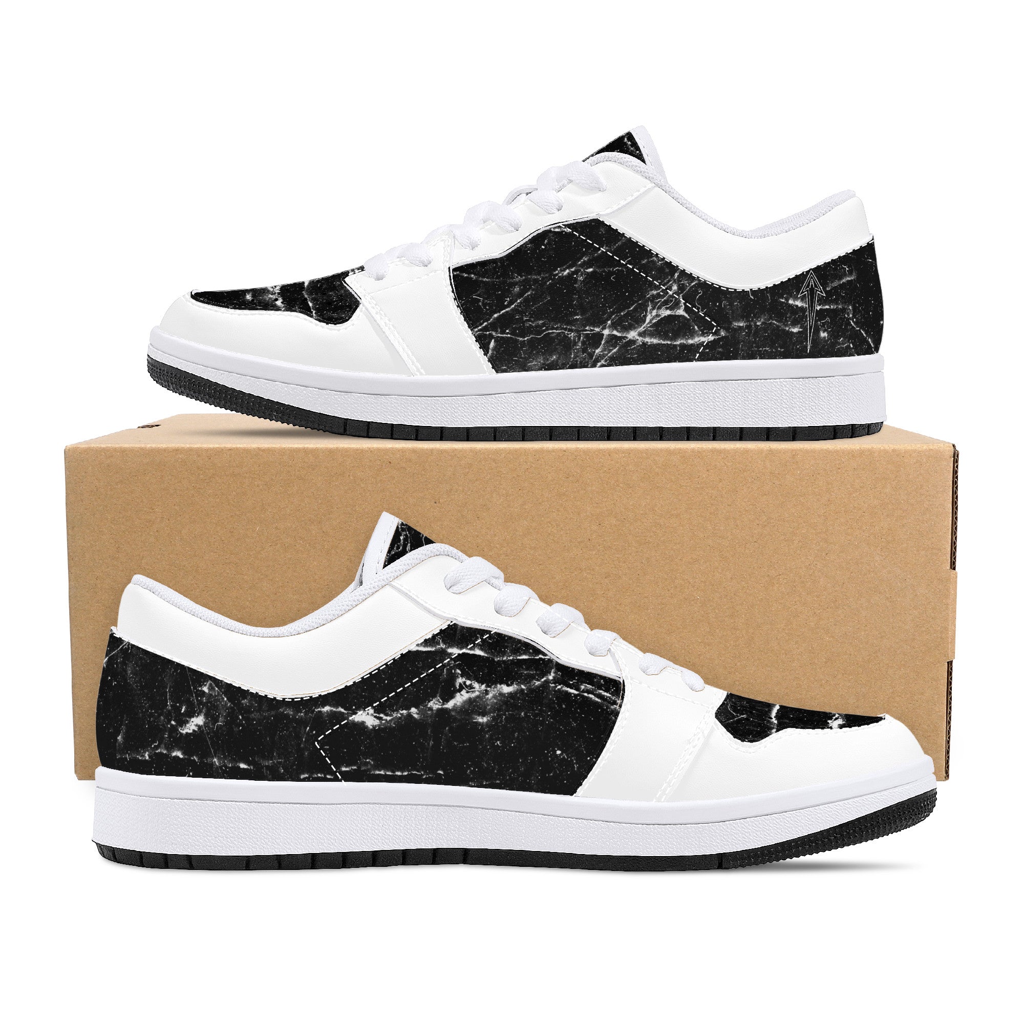 Arise Merch - "Black Granite" | Customized Low Tops | Shoe Zero