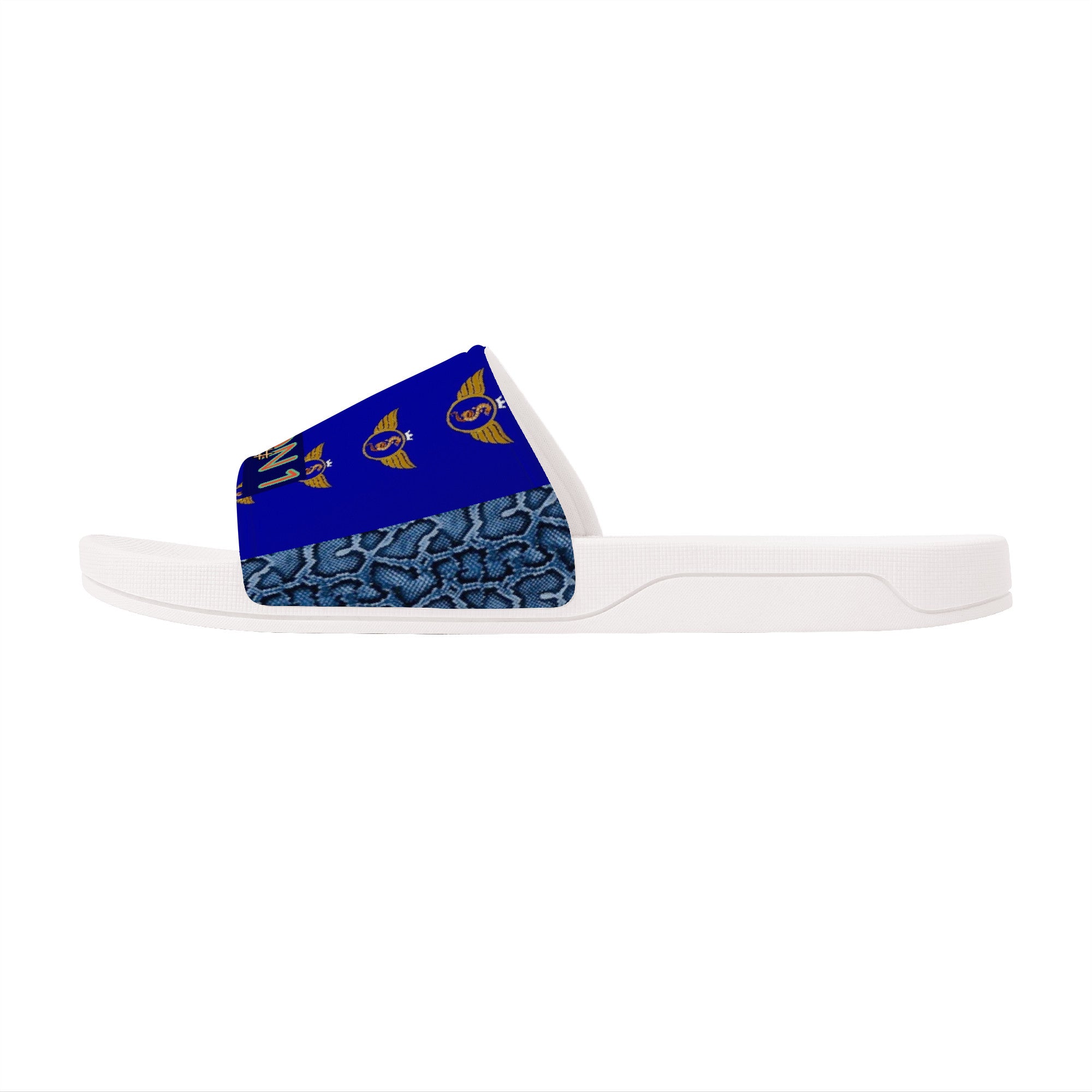 Slide Sandals - White V1 | Sandals Customized | Shoe Zero