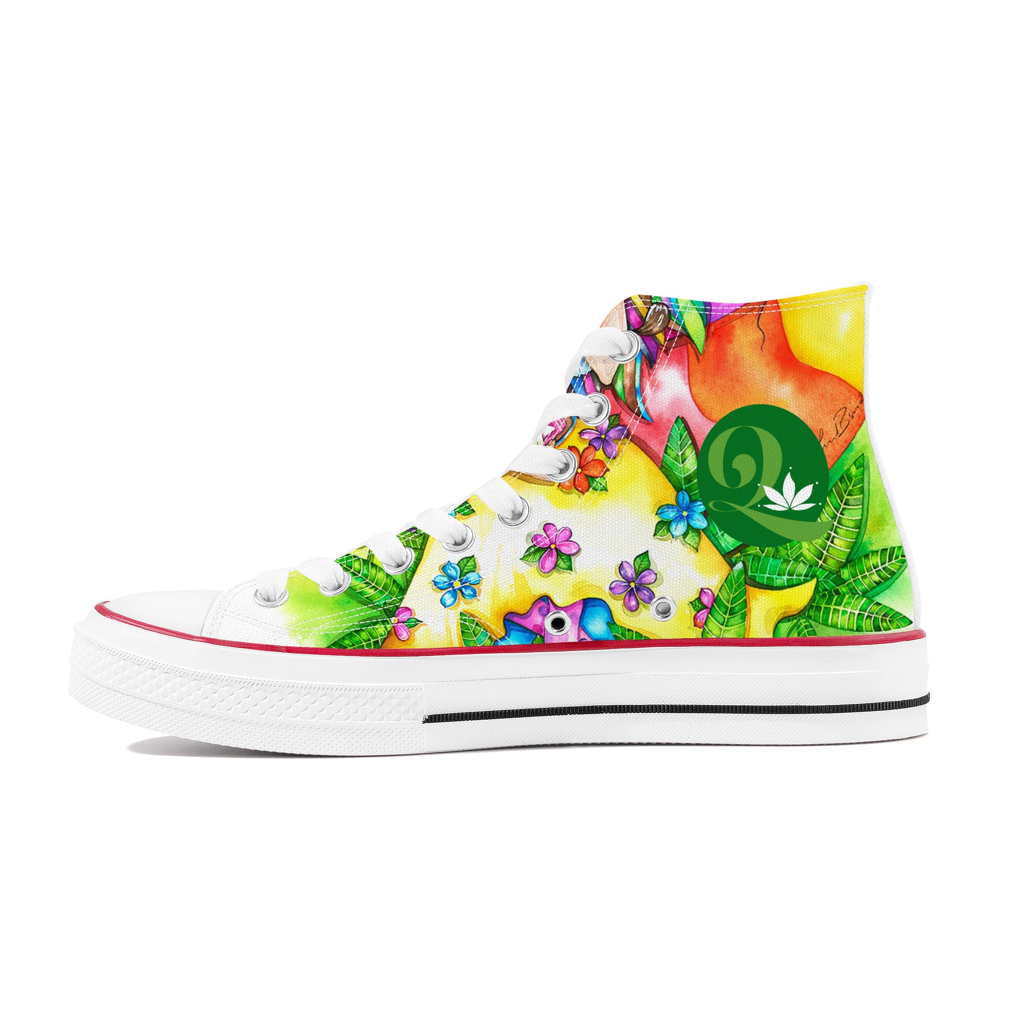 Fairieland Custom Shoes | Biggs | High Top Canvas Shoes - White Anime Custom Shoes - Shoe Zero