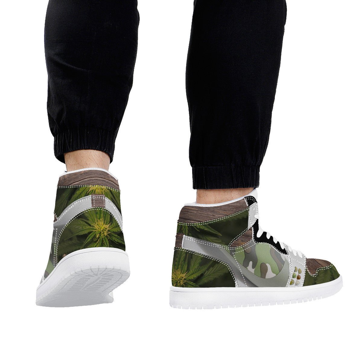 Forest Camo High Tops | Custom Branded Shoes | Shoe Zero