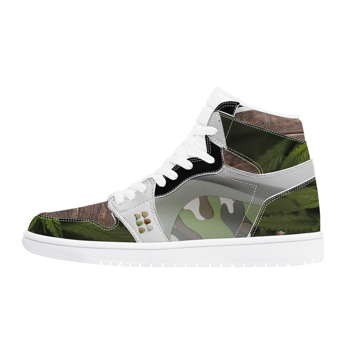 Forest Camo High Tops | Custom Branded Shoes | Shoe Zero