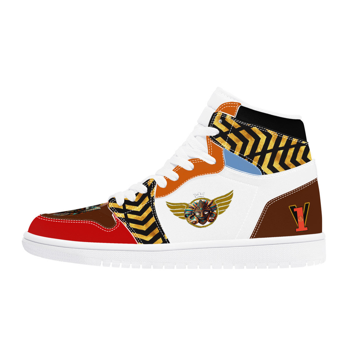 Gold Series King Custom High Top Shoes - Shoe Zero