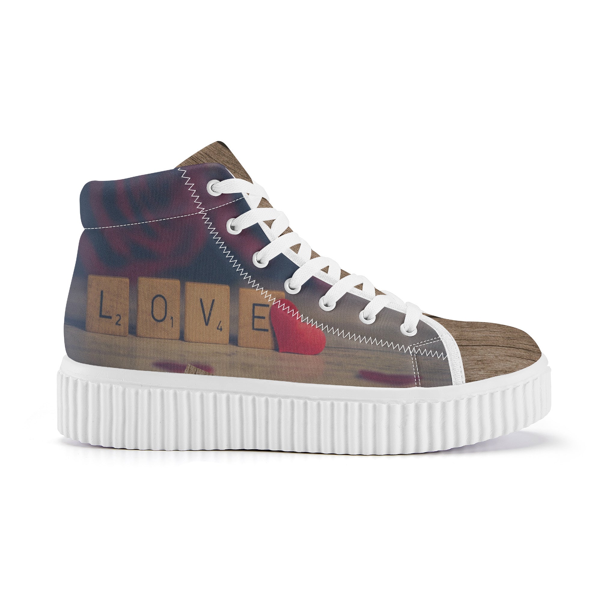 Love Script High Tops | Custom Branded Shoes | Shoe Zero