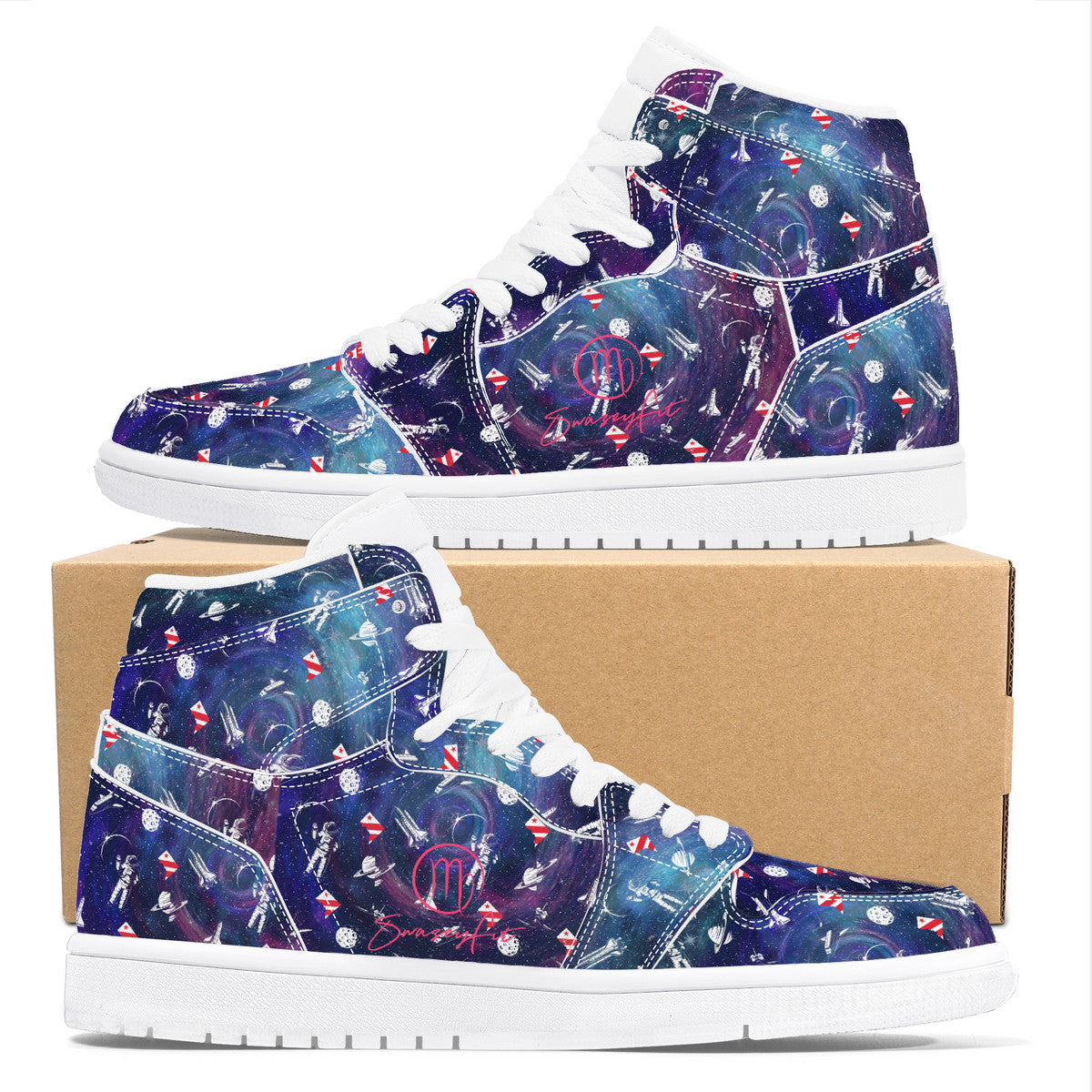 Astronaut Space | High Top Customized | Shoe Zero