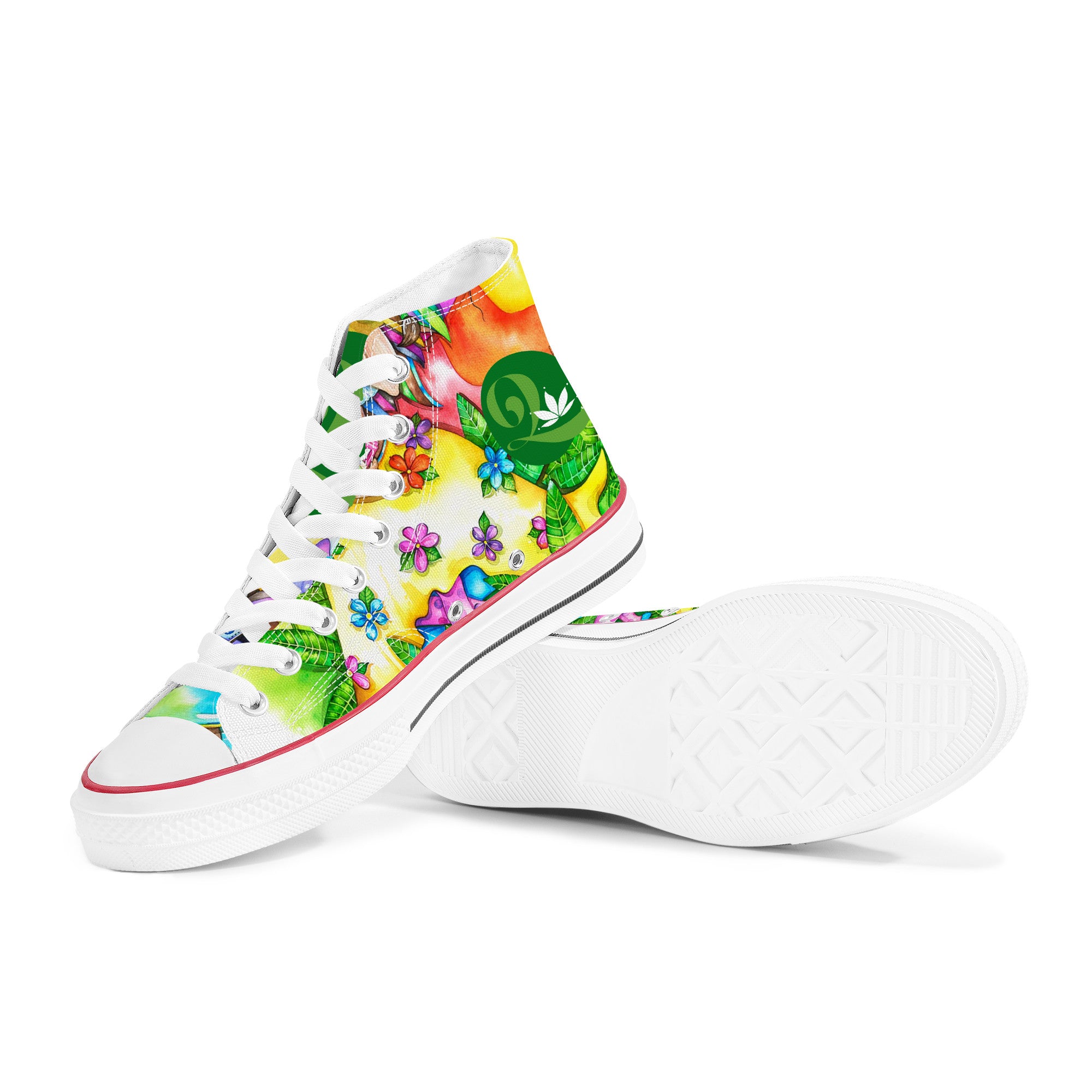 Fairieland Custom Shoes | Biggs | High Top Canvas Shoes - White Anime Custom Shoes - Shoe Zero