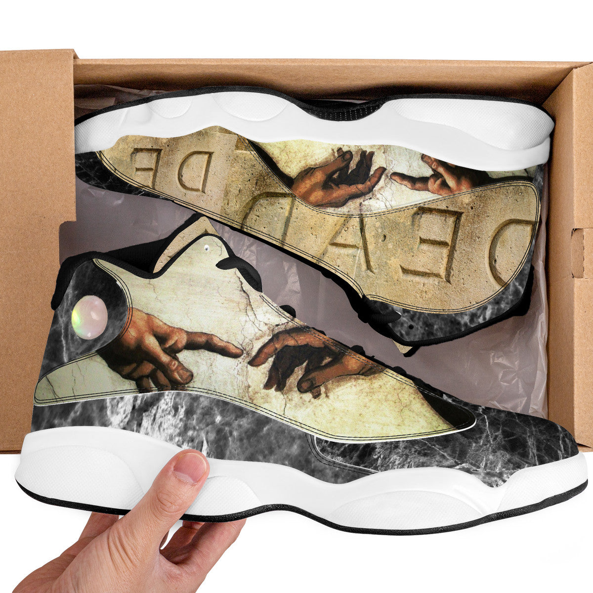 Renaissance Art High Top Sneakers | Custom Branded Shoes | Shoe Zero