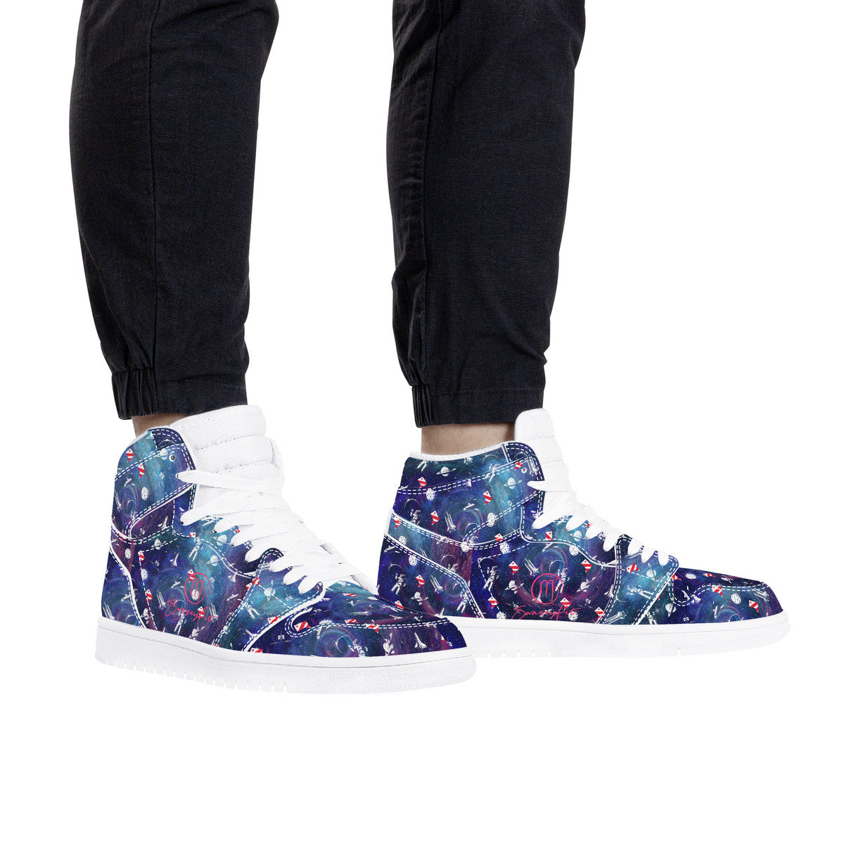 Astronaut Space | High Top Customized | Shoe Zero