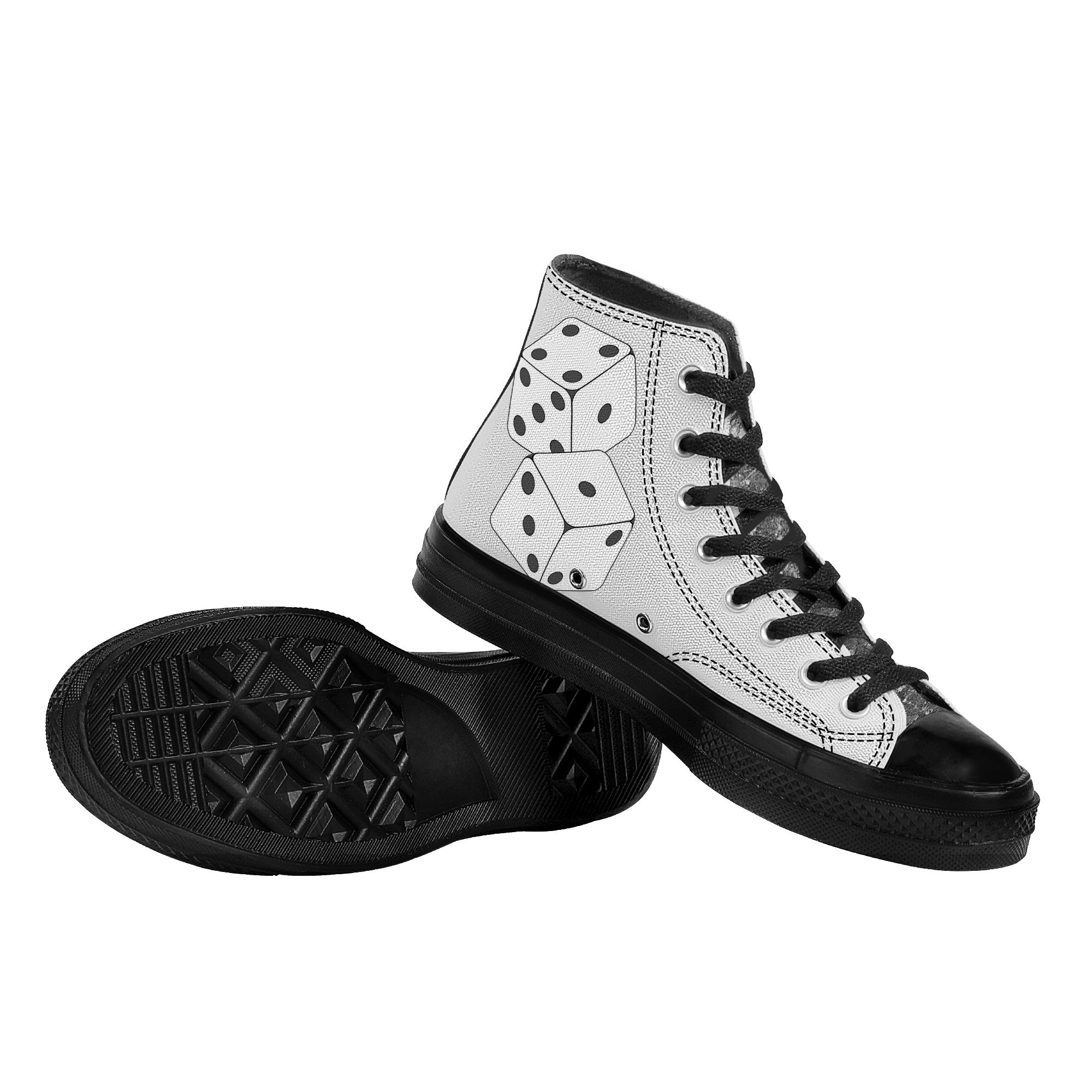 Double Dice Canvas High Tops | Custom Branded Shoes | Shoe Zero