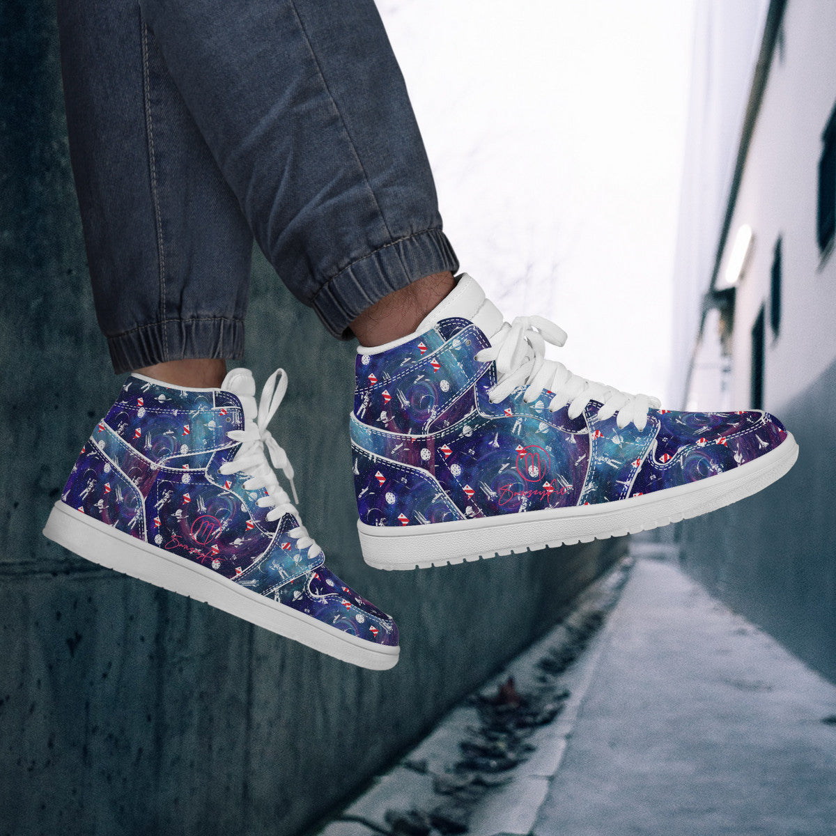 Astronaut Space | High Top Customized | Shoe Zero