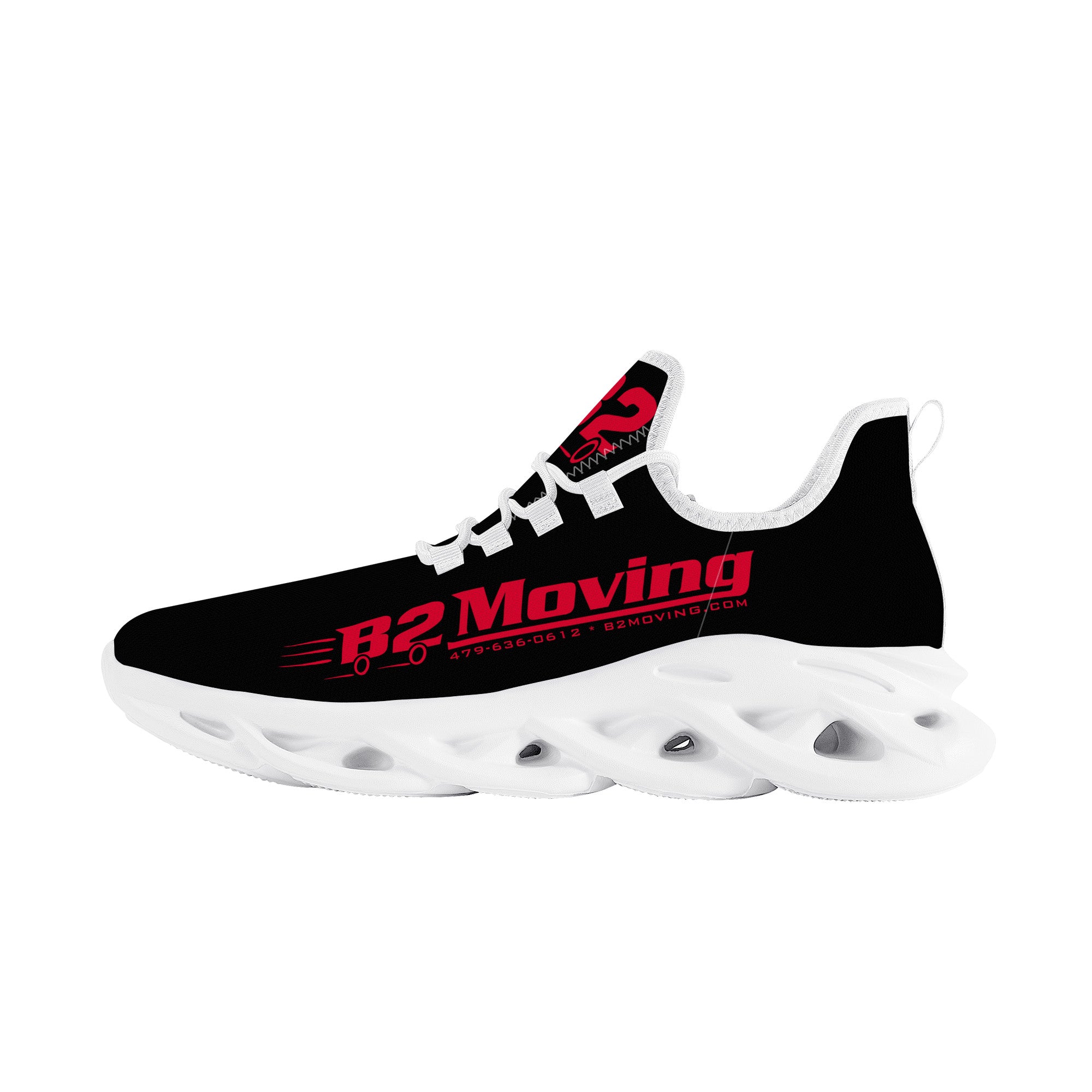 B2 Moving Customized Flex Control Sneaker - White - Shoe Zero