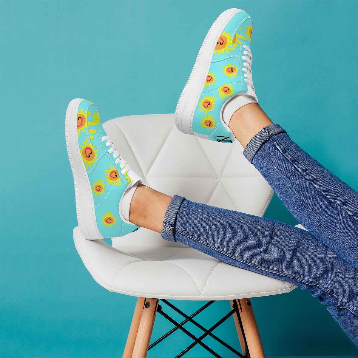 Happy Sunshine Customized Low Top Unisex Sneaker - Shoe Zero